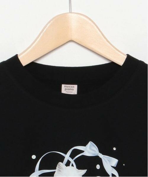 mezzo piano junior / メゾピアノジュニア Tシャツ | Bonjour Chaton長袖Tシャツ | 詳細2
