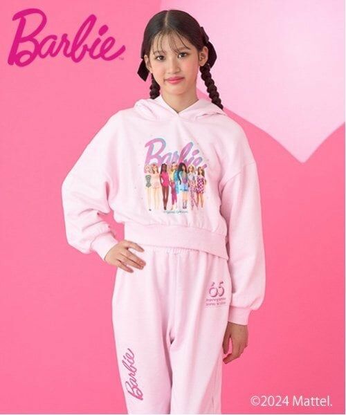 mezzo piano junior / メゾピアノジュニア パーカー | Barbie／クロップドパーカ | 詳細1