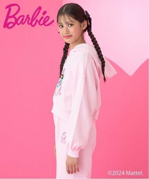 mezzo piano junior / メゾピアノジュニア パーカー | Barbie／クロップドパーカ | 詳細2