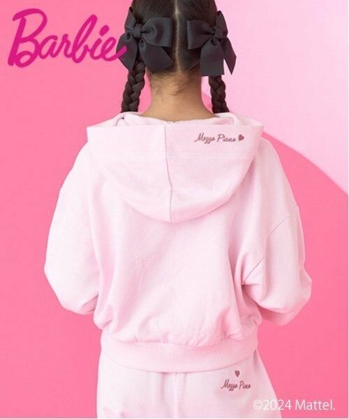 mezzo piano junior / メゾピアノジュニア パーカー | Barbie／クロップドパーカ | 詳細3