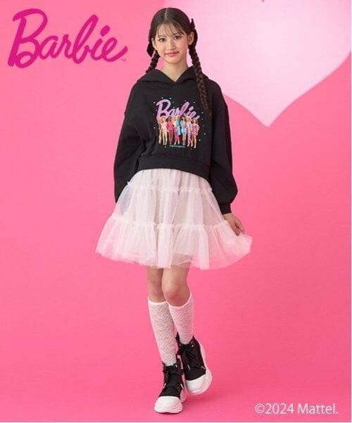mezzo piano junior / メゾピアノジュニア パーカー | Barbie／クロップドパーカ | 詳細8
