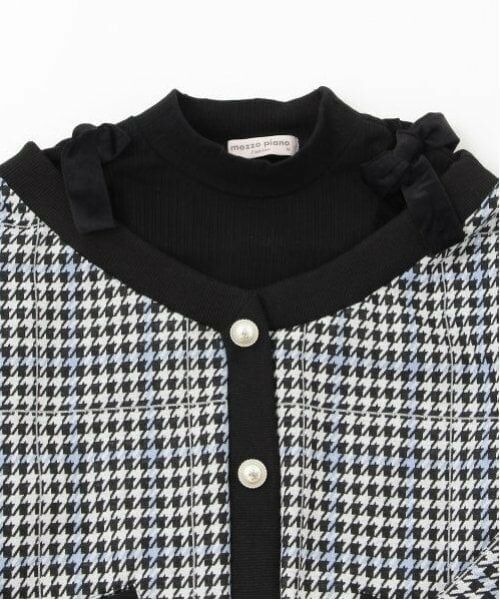 mezzo piano junior / メゾピアノジュニア スウェット | ショルダーリボンレイヤードトレーナー | 詳細2