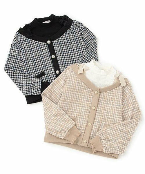 mezzo piano junior / メゾピアノジュニア スウェット | ショルダーリボンレイヤードトレーナー | 詳細6