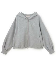 mezzo piano junior / メゾピアノジュニア パーカー | スフレタッチWジップパーカ