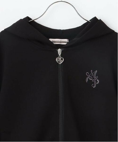 mezzo piano junior / メゾピアノジュニア パーカー | スフレタッチWジップパーカ | 詳細2