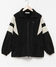 mezzo piano junior / メゾピアノジュニア ブルゾン | 【撥水】裏フリースあったか配色トラックジャケット