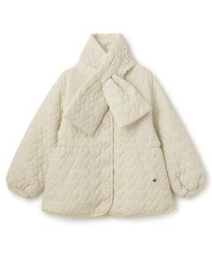 mezzo piano junior / メゾピアノジュニア ブルゾン | マフラーつきキルティングブルゾン