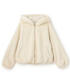 mezzo piano junior / メゾピアノジュニア ブルゾン | ふわふわファーブルゾン