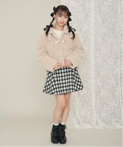 mezzo piano junior / メゾピアノジュニア その他アウター | ふわもこボア　2WAYダッフルコート