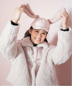 mezzo piano junior / メゾピアノジュニア その他アウター | ふわもこボア　2WAYダッフルコート