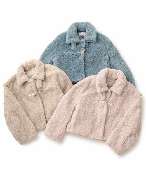 mezzo piano junior / メゾピアノジュニア その他アウター | ふわもこボア　2WAYダッフルコート | 詳細13