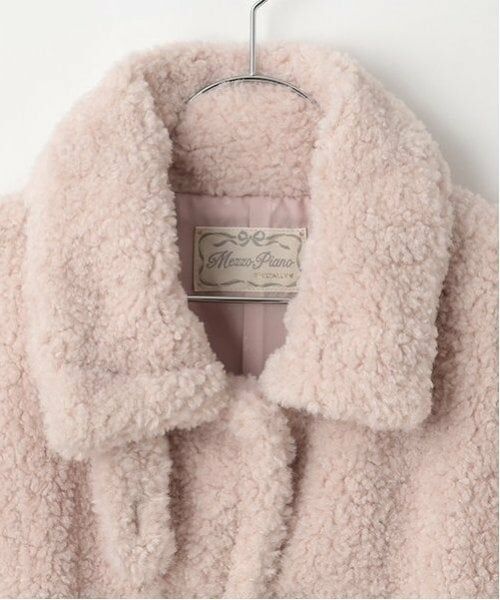 mezzo piano junior / メゾピアノジュニア その他アウター | ふわもこボア　2WAYダッフルコート | 詳細3