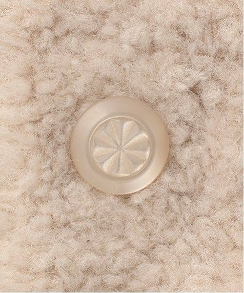 mezzo piano junior / メゾピアノジュニア その他アウター | ふわもこボア　2WAYダッフルコート | 詳細5