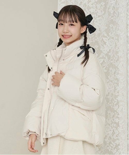 mezzo piano junior / メゾピアノジュニア ブルゾン | 【撥水】暖かポケット リサイクルダウンブルゾン | 詳細17