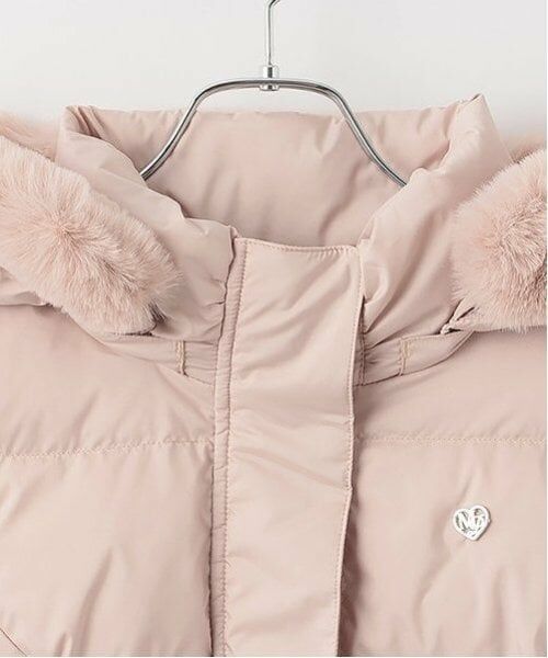 mezzo piano junior / メゾピアノジュニア その他アウター | 【撥水】ベルトつきリボンポケットロングダウン | 詳細2