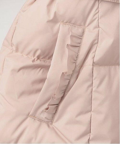 mezzo piano junior / メゾピアノジュニア その他アウター | 【撥水】ベルトつきリボンポケットロングダウン | 詳細7