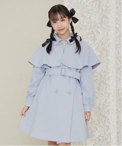 mezzo piano junior / メゾピアノジュニア その他アウター | ケープつきマルチカラーコート