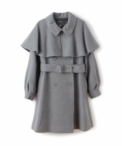 mezzo piano junior / メゾピアノジュニア その他アウター | ケープつきマルチカラーコート | 詳細15