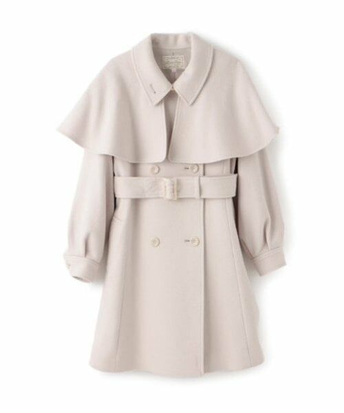 mezzo piano junior / メゾピアノジュニア その他アウター | ケープつきマルチカラーコート | 詳細16