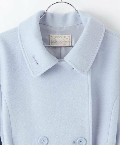 mezzo piano junior / メゾピアノジュニア その他アウター | ケープつきマルチカラーコート | 詳細4