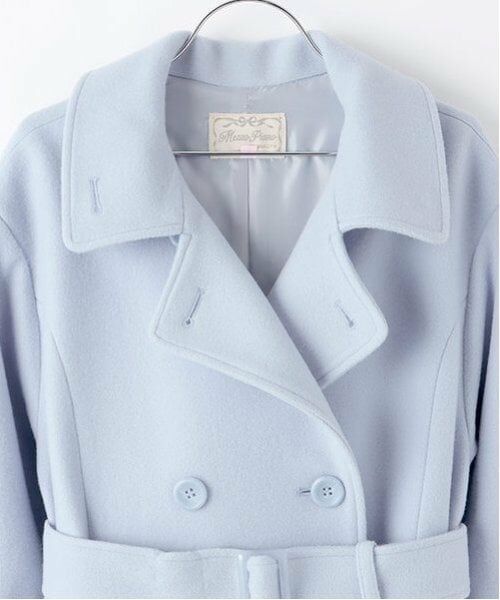 mezzo piano junior / メゾピアノジュニア その他アウター | ケープつきマルチカラーコート | 詳細6