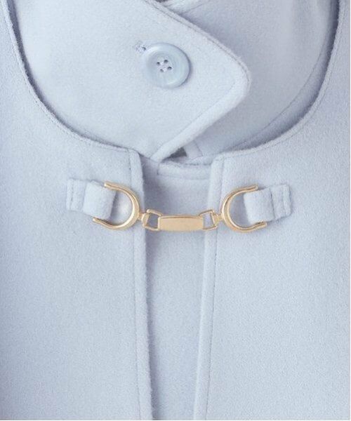 mezzo piano junior / メゾピアノジュニア その他アウター | ケープつきマルチカラーコート | 詳細7