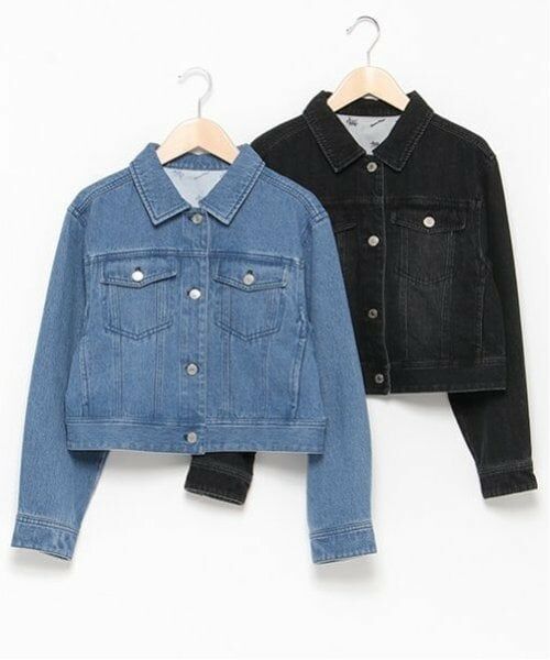 mezzo piano junior / メゾピアノジュニア ブルゾン | リボン刺しゅうデニムジャケット | 詳細11