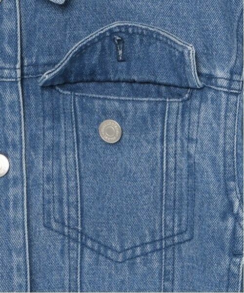 mezzo piano junior / メゾピアノジュニア ブルゾン | リボン刺しゅうデニムジャケット | 詳細4