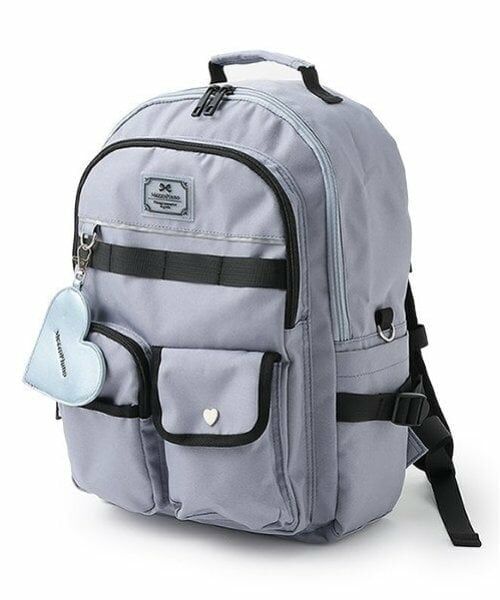 mezzo piano junior / メゾピアノジュニア リュック・バックパック | ハートコインケースつきリュック（ライト ブルー）