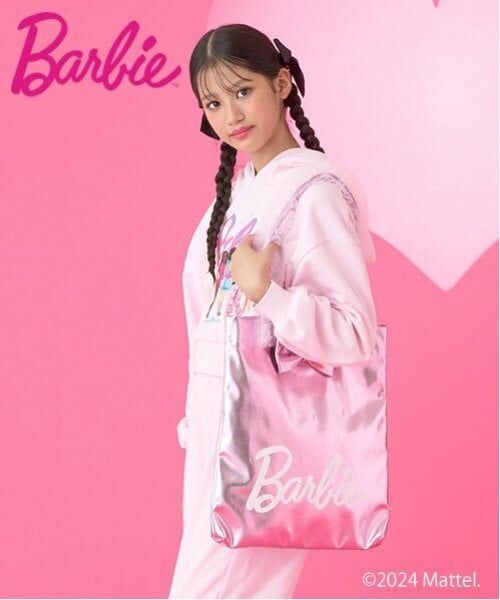 mezzo piano junior / メゾピアノジュニア トートバッグ | Barbie／キラキラトート（ピンク）