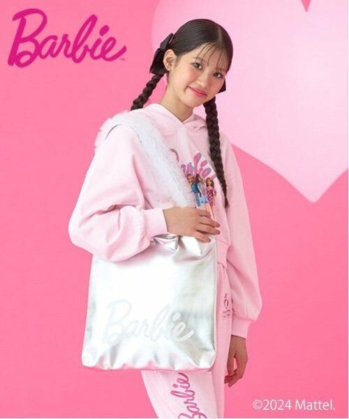 mezzo piano junior / メゾピアノジュニア トートバッグ | Barbie／キラキラトート（シルバー）