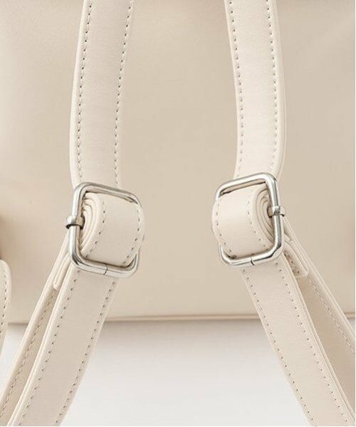 mezzo piano junior / メゾピアノジュニア リュック・バックパック | ファーぼん天チャームつきリボンいっぱい合皮リュック | 詳細7