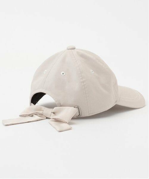 mezzo piano junior / メゾピアノジュニア キャップ | 【UVカット・遮熱・冷感】後ろリボンキャップ | 詳細1