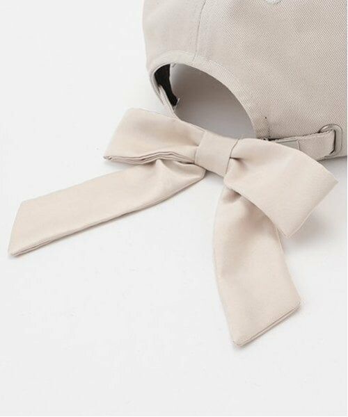 mezzo piano junior / メゾピアノジュニア キャップ | 【UVカット・遮熱・冷感】後ろリボンキャップ | 詳細6