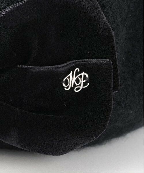 mezzo piano junior / メゾピアノジュニア ハンチング・キャスケット・ベレー帽 | ベロアリボンベレー帽 | 詳細2