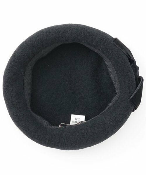 mezzo piano junior / メゾピアノジュニア ハンチング・キャスケット・ベレー帽 | ベロアリボンベレー帽 | 詳細5