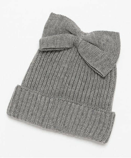 mezzo piano junior / メゾピアノジュニア ニットキャップ | きらきらリボンニット帽 | 詳細4