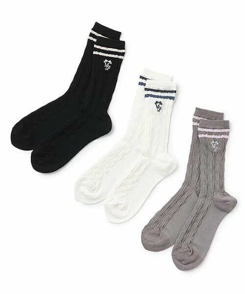 mezzo piano junior / メゾピアノジュニア ソックス | ケーブルラインソックス | 詳細4