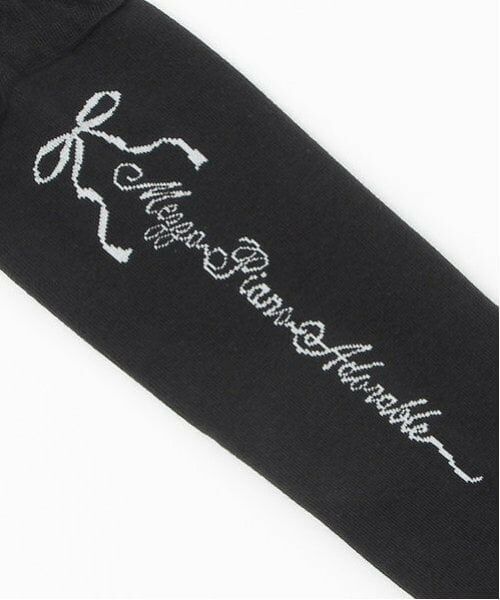 mezzo piano junior / メゾピアノジュニア ソックス | ロゴ&リボンハイソックス | 詳細3