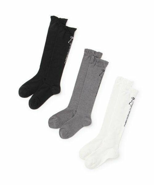 mezzo piano junior / メゾピアノジュニア ソックス | ロゴ&リボンハイソックス | 詳細5