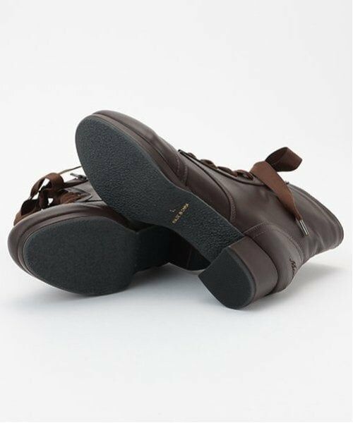 mezzo piano junior / メゾピアノジュニア ブーツ（ショート丈） | サテンリボンレースアップショートブーツ | 詳細10