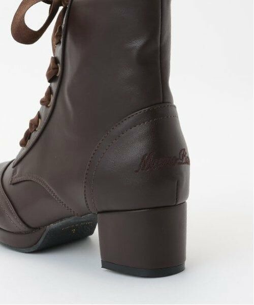 mezzo piano junior / メゾピアノジュニア ブーツ（ショート丈） | サテンリボンレースアップショートブーツ | 詳細8