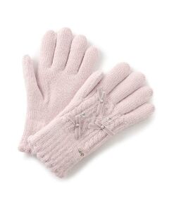 mezzo piano junior / メゾピアノジュニア 手袋 | 裏シャギーリボン手袋