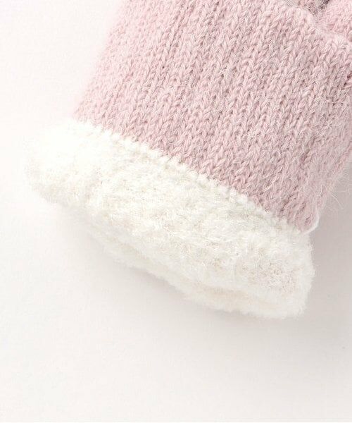 mezzo piano junior / メゾピアノジュニア 手袋 | 裏シャギーリボン手袋 | 詳細3