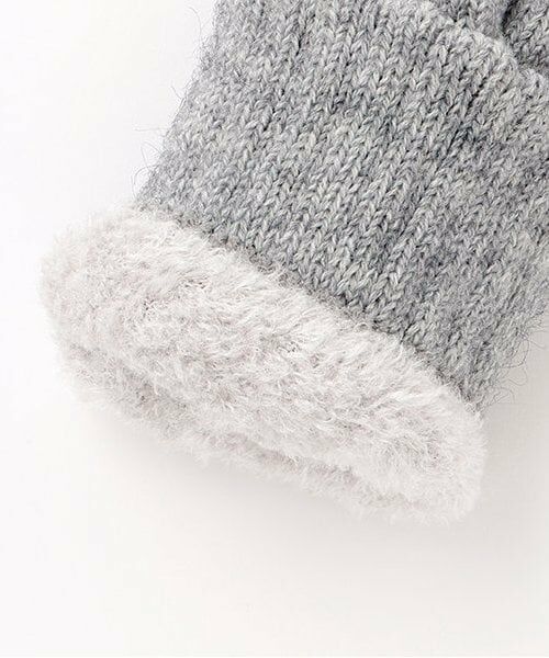 mezzo piano junior / メゾピアノジュニア 手袋 | 裏シャギーリボン手袋 | 詳細5