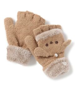 mezzo piano junior / メゾピアノジュニア 手袋 | ぱんだねこわんこマシュマロ手袋