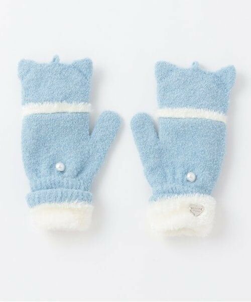 mezzo piano junior / メゾピアノジュニア 手袋 | ぱんだねこわんこマシュマロ手袋 | 詳細4
