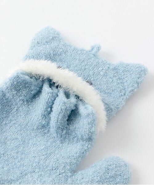 mezzo piano junior / メゾピアノジュニア 手袋 | ぱんだねこわんこマシュマロ手袋 | 詳細6