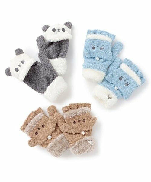 mezzo piano junior / メゾピアノジュニア 手袋 | ぱんだねこわんこマシュマロ手袋 | 詳細7