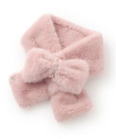 mezzo piano junior / メゾピアノジュニア マフラー・ショール・スヌード・ストール | フェイクファーリボンマフラー